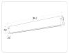 Трековый магнитный светильник Ambrella Light Magnetic 220V (Магнетиц 220В) GL1272