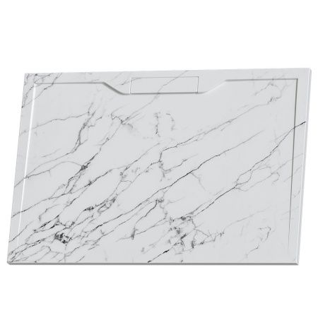 Душевой поддон из искусственного камня RGW STE 52342910-15 100х90 белый без ножек