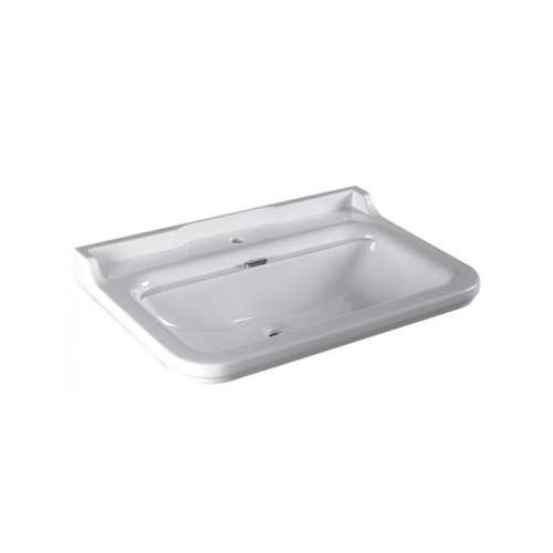 Раковина Kerasan Waldorf 80 см 4141K1bi/cr*1 подвесная цвет белый/хром