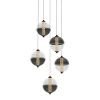 Светильник потолочный Delight Collection MD24022079-5A black/smoky