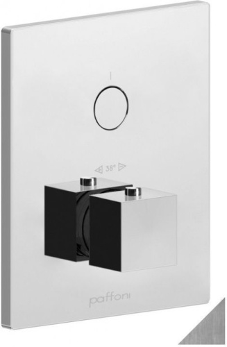 Смеситель для душа Paffoni Compact Box CPT513ST встраиваемый в стену сталь