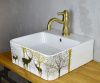 Смеситель Bronze de Luxe TIFFANY 1901BR на раковину бронза