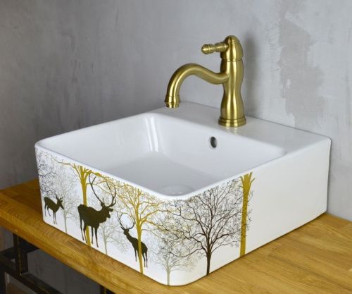 Смеситель Bronze de Luxe TIFFANY 1901BR на раковину бронза - фото 5