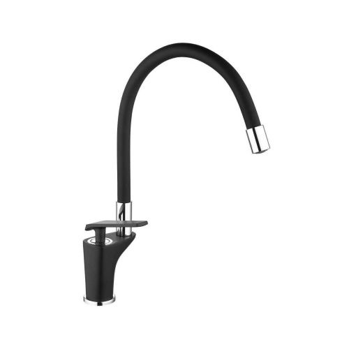 Смеситель для кухни Fashun A4081-7 на мойку черный - фото 2