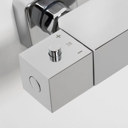 Смеситель для ванны Wasserkraft Alme 1500 1511 Thermo настенный хром с термостатом