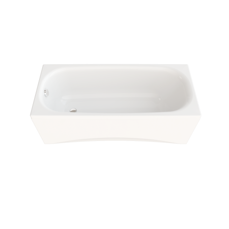 Ванна акриловая Тритон Ультра Щ0000017117 160х70 пристенная прямоугольная без ножек и каркаса