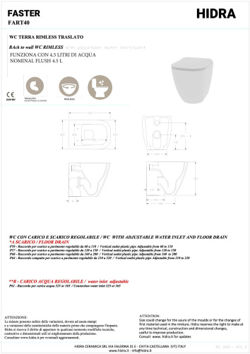 Чаша унитаза напольная Hidra Faster FART40/026 цвет черный матовый без бачка без сиденья безободковый - фото 2