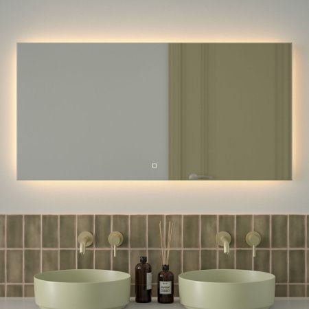 Зеркало с подсветкой Defesto GLOW DF 2518SH 120х60 подвесное