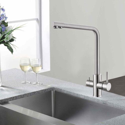 Смеситель для кухни WesnaArt Eko EKO05-151 на мойку сатин - фото 3