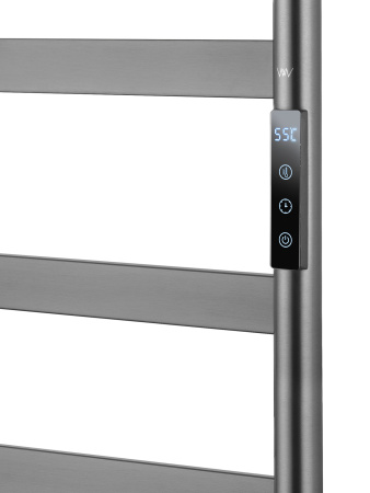 Полотенцесушитель Wonzon & Woghand Bremen WW-A207-GM 48х180 электрический графит