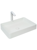 Раковина из сантехнического фаянса WeltWasser WW SK 10000004642 40 см накладная цвет белый без отверстий под смеситель