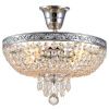 Люстра на штанге Natali Kovaltseva Rococo (Роцоцо) ROCOCO 81407/4C CHROME
