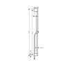 Душевая штанга Hansgrohe Unica 24401000 хром