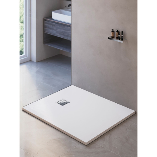Душевой поддон RGW Stone Tray 16152910-01 100x90  искусственный камень белый - фото 5