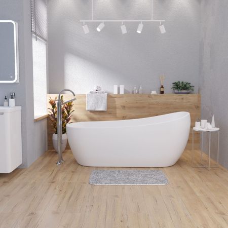 Ванна акриловая Grossman Galaxy GR-1403M 170х75 отдельностоящая овальная с ножками