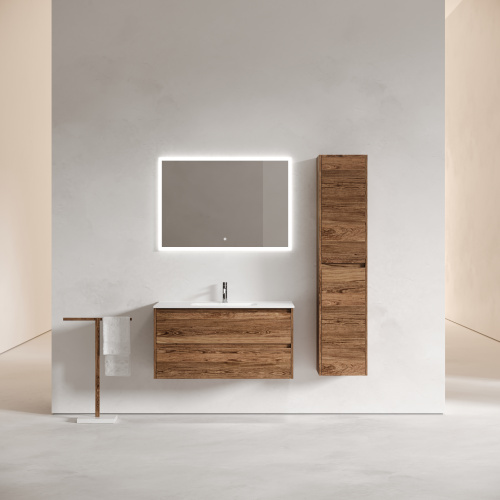 Тумба под раковину Sancos Libra LB100ECH 99х45х50 настенная - фото 2