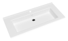 Раковина мебельная керамическая Kirovit Оскар 105 4640021064740 110х50 накладная цвет белый
