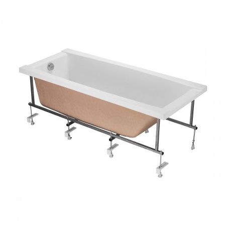 Ванна акриловая Santek Санторини 1WH302487 170х70 пристенная прямоугольная без каркаса