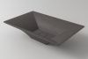 Раковина из искусственного камня Holbi SIRIUS 57 2.02.017.44.4 60х40 накладная цвет серый