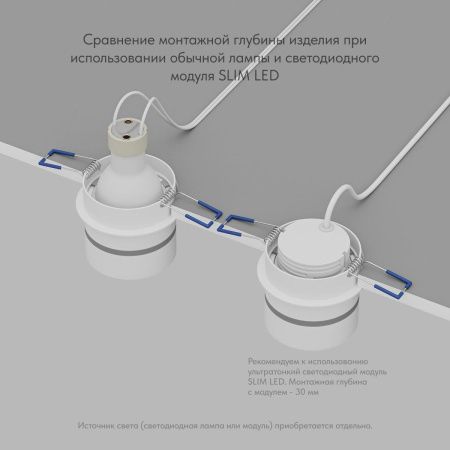 Светильник встраиваемый Denkirs Ribe (Рибе) DK2404-WH
