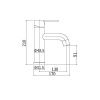 Смеситель Plstart PL1004-7 на раковину черный