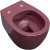 Чаша унитаза подвесная Allen Brau Fantasy 4.11004.BD цвет красный без сиденья безободковая каскадный смыв