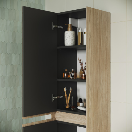 Шкаф-пенал Sancos Cento PCN35KE 35х30х160 подвесной цвет карпатская ель