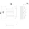 Полотенцесушитель водяной Terminus 4620768880971 50х55 хром