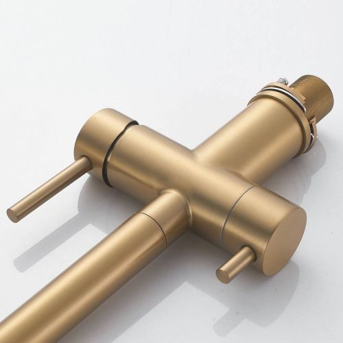 Смеситель для кухни Maretti CAG31RGF18 на мойку черный/золото - фото 5