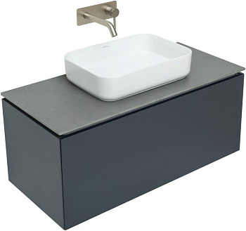 Тумба под раковину Allen Brau Infinity 1.21004.AM 99х46х41 подвесная цвет черный