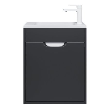 Тумба под раковину Uperwood Modul 2930205360 50х20 подвесная цвет черный