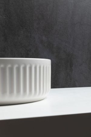 Раковина керамическая Allen Brau Fantasy 4.11032.20 40х40 накладная цвет белый без отверстий под смеситель