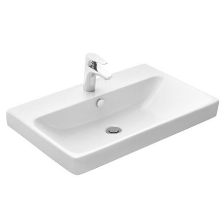 Тумба с раковиной Comforty Вена 00-00008929CF 70х50 подвесная цвет серый