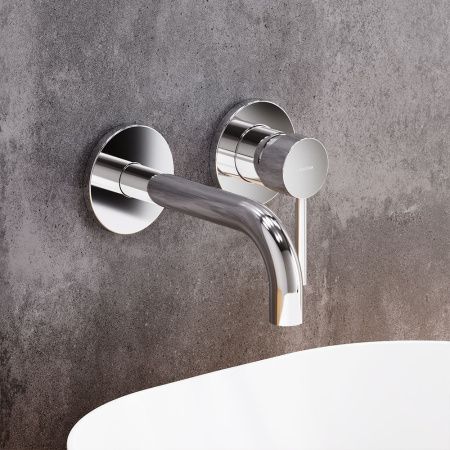 Смеситель для раковины Damixa Scandinavian Pure 360260000 встраиваемый в стену хром
