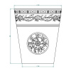 Стакан THG Marquise noir dcor Or A7F-A02-4608