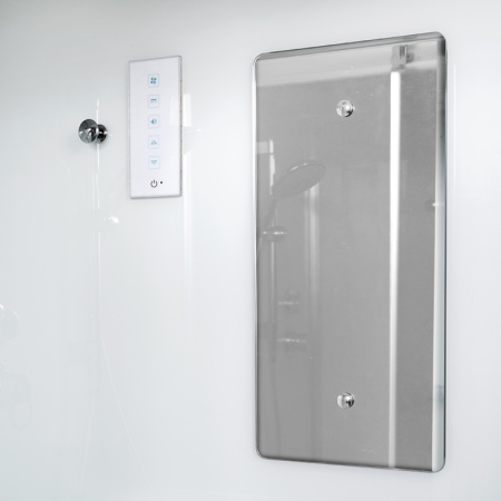 Душевая кабина AvaCan D102SLEL 120х80 асимметричная с крышей ориентация левая