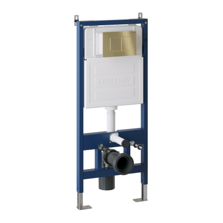 Инсталляция + кнопка смыва + унитаз Grossman Classic 97.4411S.04.32M Инсталляция + кнопка смыва + унитаз Grossman Classic 97.4411S.04.32M