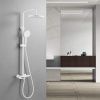 Душевая стойка Shevanik S4726C настенная цвет белый