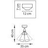 Светильник потолочный Lightstar Cone (Цоне) 757070