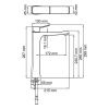 Смеситель Wasserkraft Aller 1060 1063H на раковину хром