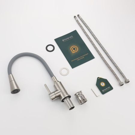 Смеситель для кухни Splenka S201 S201.4307.05 на мойку сатин