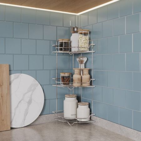 Полка в ванную комнату Milardo Grid GRICC3CM44