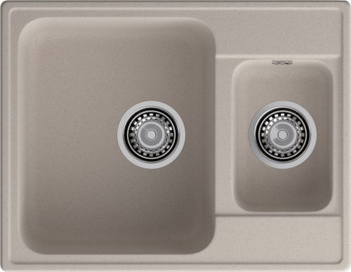 Кухонная мойка Granfest Quarz 09 песочный 62х48 цвет бежевый поверхность матовая