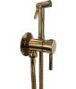 Гигиенический душ со смесителем Paffoni Tweet Round ZDUP110HG золото