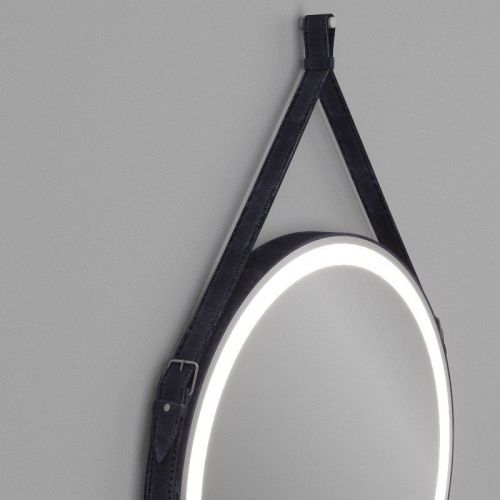 Зеркало с подсветкой Maretti CH1480R33EL 80х80 цвет черный - фото 4