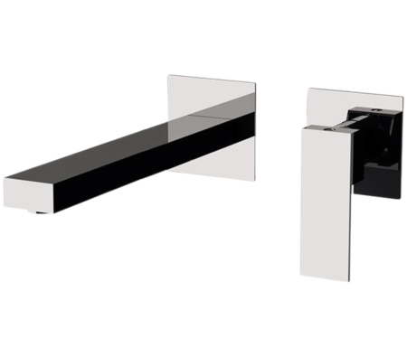 Смеситель для раковины Remer Q-Design QD15P встраиваемый в стену хром