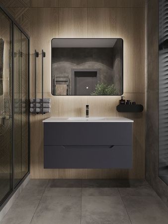 Зеркало с подсветкой Orange Black BL-100ZE 100х80