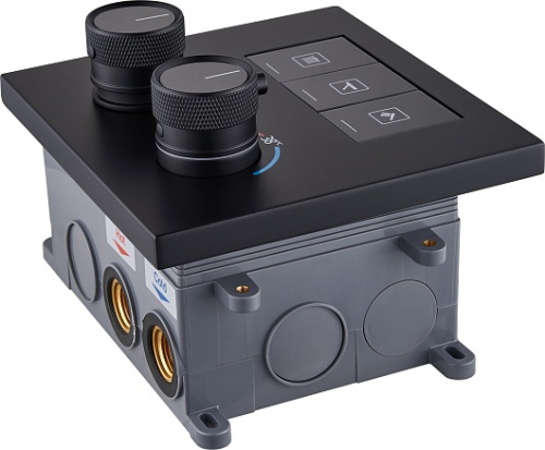 Душевая система ALMAes Nemi TVZ-8811 встраиваемая цвет черный - фото 2