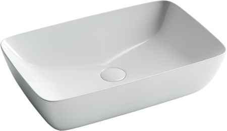 Раковина из сантехнического фарфора Ceramica Nova FORM CN2003 60х40 накладная цвет белый