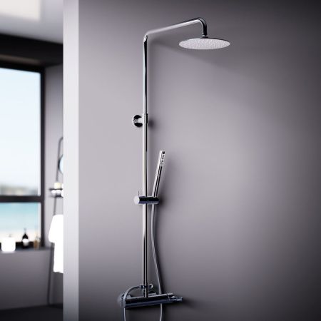 Душевая стойка Damixa Scandinavian Pure 936710000 настенная цвет хром